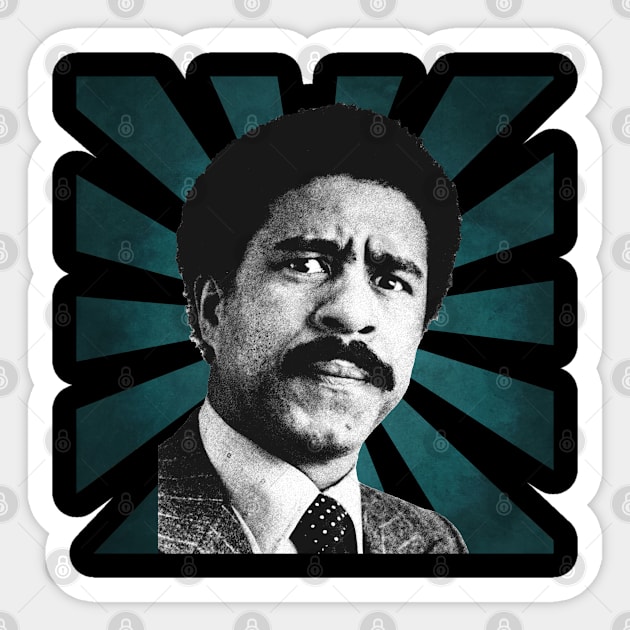 Richard Pryor II Retro Pixel II 70s Sticker by Simple Craft Shop